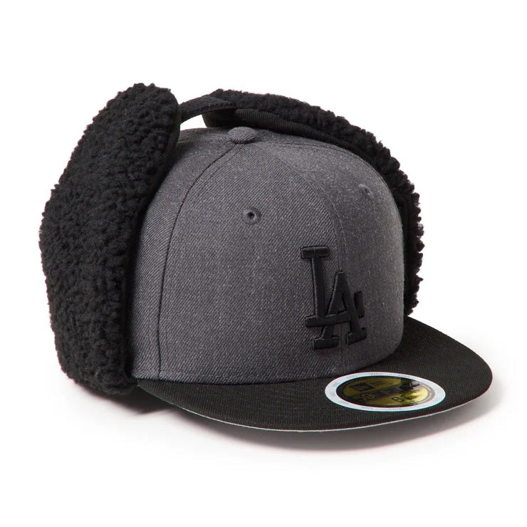 【2026モデル】ニューエラ NEW ERA ロサンゼルス・ドジャース ジュニア用 ドッグイヤー キャップ 耳当て付き Kid’s 59FIFTY Dog Ear 15125048 冬用 防寒 小学生 こども Jr キッズ 子供 男の子 女の子 MLB メジャーリーグ 野球帽 帽子 スポーツキャップ ぼうし