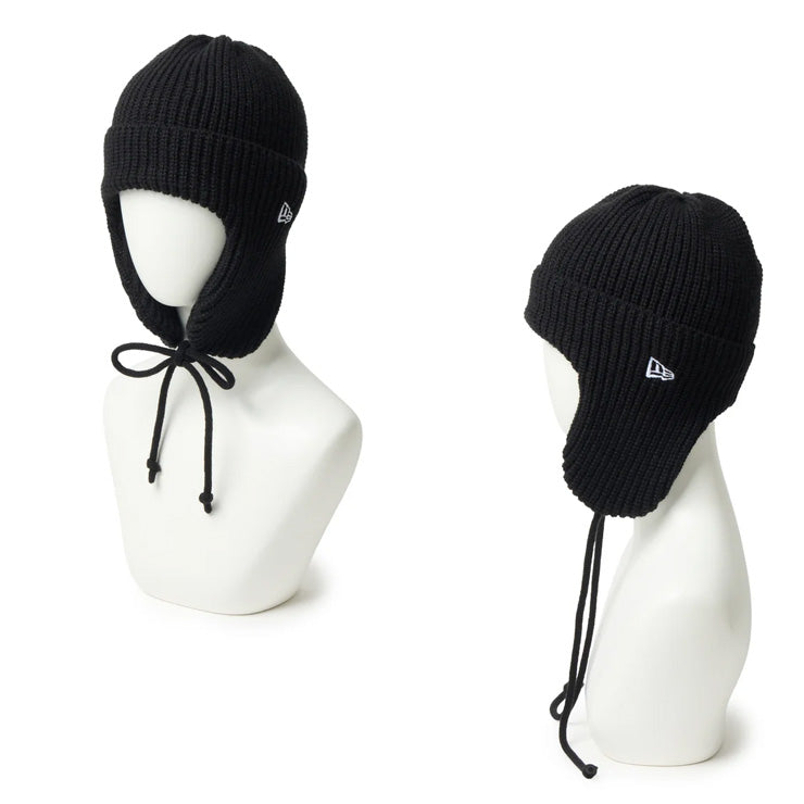 【2026モデル】ニューエラ NEW ERA ジュニア用 キッズ  ニット トラッパー キャップ 耳当て ニット帽 ニットキャップ 冬用 冬物 15125216 15125218 子ども こども 小学生 フライトキャップ スキー スノーボード アウトドア お出かけ 通学 かわいい 帽子 ぼうし