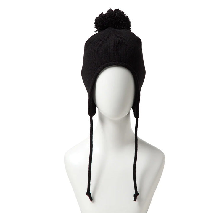 【2026モデル】ニューエラ NEW ERA ジュニア用 キッズ ポンポンニット トラッパー キャップ 耳当て ニット帽 ニットキャップ 冬用 冬物 15125220 子ども こども 小学生 フライトキャップ スキー スノーボード アウトドア お出かけ 通学 かわいい 帽子 ぼうし