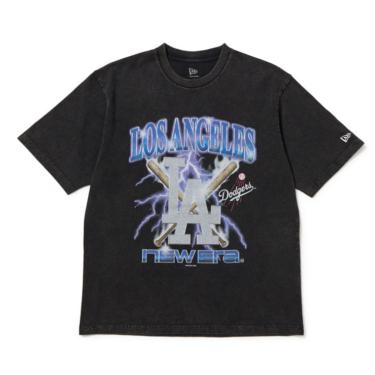 【2026モデル】ニューエラ NEW ERA ロサンゼルス・ドジャース 半袖 ウォッシュドコットン Tシャツ Lightning 大人 一般 メンズ レディース ユニセックス 15129307 スポーツウェア カジュアル 半袖シャツ