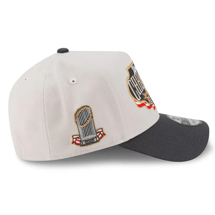 ニューエラ NEW ERA ロサンゼルス・ドジャース 2025 ワールドシリーズ優勝 ロッカールーム キャップ 9FORTY A-Frame 2025 MLB World Series Champions Locker Room Cap メンズ レディース ユニセックス 15129607 メジャーリーグ 野球帽 帽子 ベースボールキャップ ぼうし
