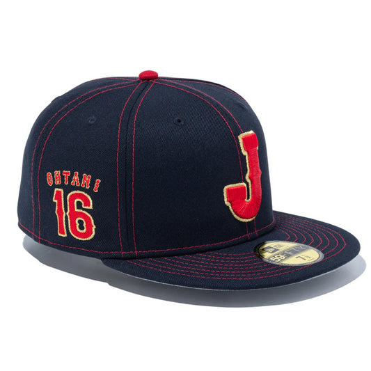 ニューエラ NEW ERA 2026 WBC 大谷翔平 侍ジャパン キャップ 59FIFTY 5950 World Baseball Classic Samurai Japan Players OHTANI 16 15129659 日本代表 大人 一般 メンズ レディース ユニセックス 野球帽 帽子 スポーツキャップ ベースボールキャップ ぼうし