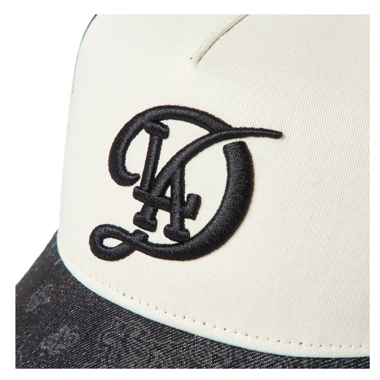 【2026モデル】ニューエラ NEW ERA ロサンゼルス・ドジャース キャップ シティーコネクトロゴ 9FORTY A-Frame トラッカー Laser Burn Out Denim 15137100 大人 メンズ レディース ユニセックス メジャーリーグ 野球帽 帽子 スポーツキャップ ベースボールキャップ ぼうし