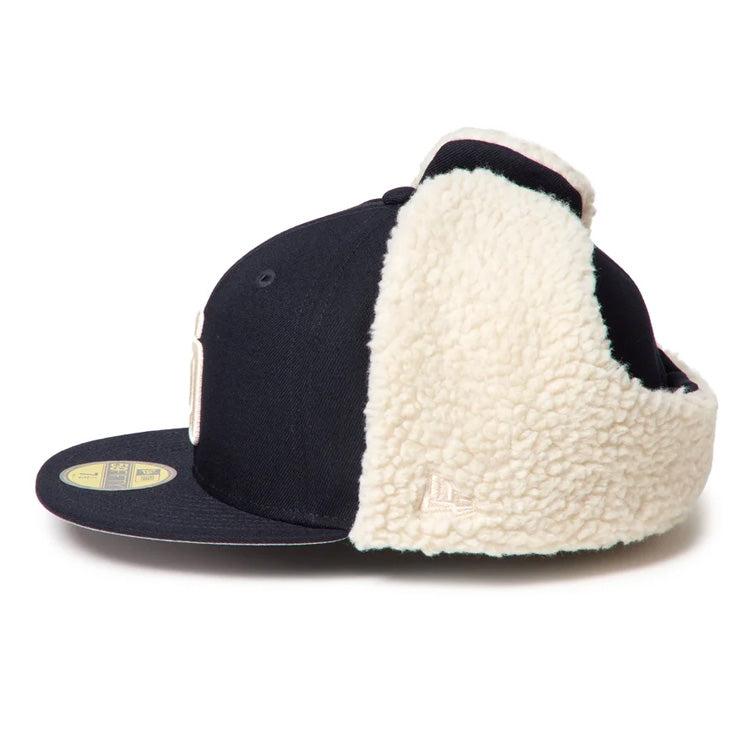 【2026モデル】ニューエラ NEW ERA サンディエゴ・パドレス ドッグイヤー キャップ 耳当て付き SD 59FIFTY 5950 Dog Ear メンズ レディース ユニセックス 大人 一般 15137327 冬用 防寒 MLB メジャーリーグ 野球帽 帽子 スポーツキャップ ベースボールキャップ ぼうし