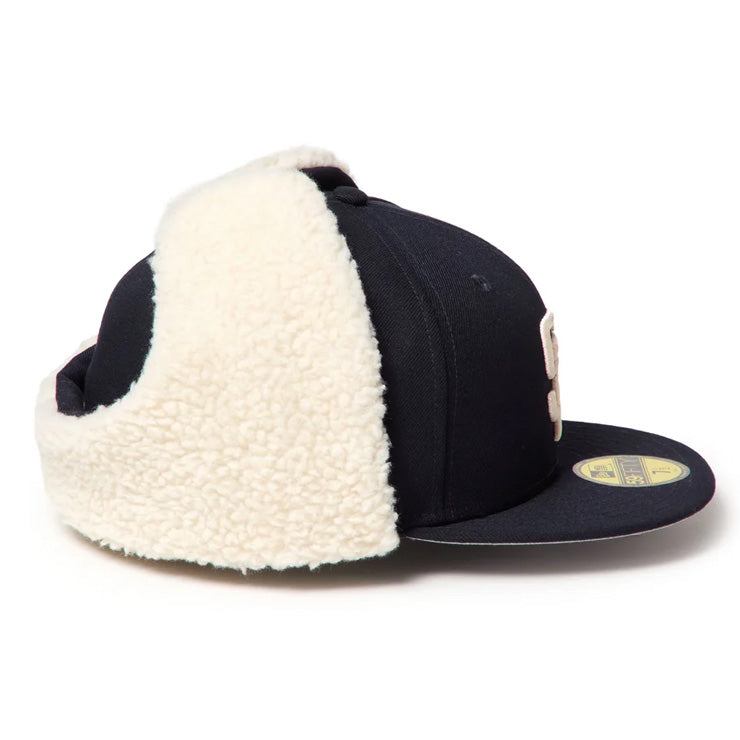 【2026モデル】ニューエラ NEW ERA サンディエゴ・パドレス ドッグイヤー キャップ 耳当て付き SD 59FIFTY 5950 Dog Ear メンズ レディース ユニセックス 大人 一般 15137327 冬用 防寒 MLB メジャーリーグ 野球帽 帽子 スポーツキャップ ベースボールキャップ ぼうし
