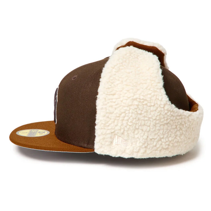 【2026モデル】ニューエラ NEW ERA ニューヨーク・ヤンキース ドッグイヤー キャップ 耳当て付き NY 59FIFTY 5950 Dog Ear メンズ レディース ユニセックス 大人 一般 15137328 冬用 防寒 MLB メジャーリーグ 野球帽 帽子 スポーツキャップ ベースボールキャップ ぼうし