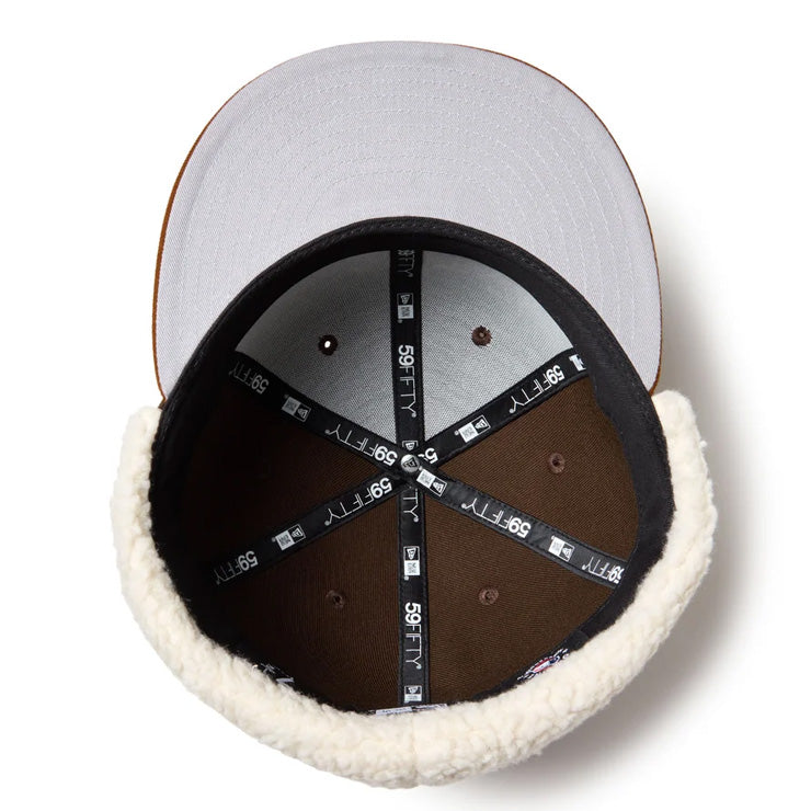 【2026モデル】ニューエラ NEW ERA ニューヨーク・ヤンキース ドッグイヤー キャップ 耳当て付き NY 59FIFTY 5950 Dog Ear メンズ レディース ユニセックス 大人 一般 15137328 冬用 防寒 MLB メジャーリーグ 野球帽 帽子 スポーツキャップ ベースボールキャップ ぼうし