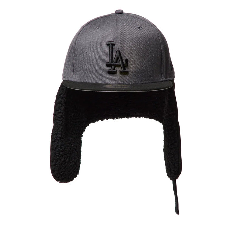 【2026モデル】ニューエラ NEW ERA ロサンゼルス・ドジャース ドッグイヤー キャップ 耳当て付き LA 59FIFTY 5950 Dog Ear メンズ レディース ユニセックス 大人 一般 15137329 冬用 防寒 MLB メジャーリーグ 野球帽 帽子 スポーツキャップ ベースボールキャップ ぼうし