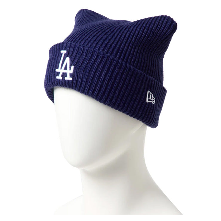 【2026モデル】ニューエラ NEW ERA MLB スクウェアニットキャップ 猫耳 ニット帽 ドジャース ヤンキース メンズ レディース ユニセックス  Powered by GORO(MIN-NANO) 15176536 15176537 秋冬 大人 メジャーリーグ 帽子 ぼうし