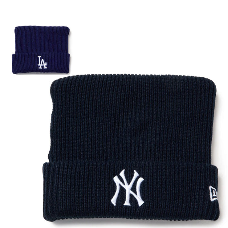 【2026モデル】ニューエラ NEW ERA MLB スクウェアニットキャップ 猫耳 ニット帽 ドジャース ヤンキース メンズ レディース ユニセックス  Powered by GORO(MIN-NANO) 15176536 15176537 秋冬 大人 メジャーリーグ 帽子 ぼうし