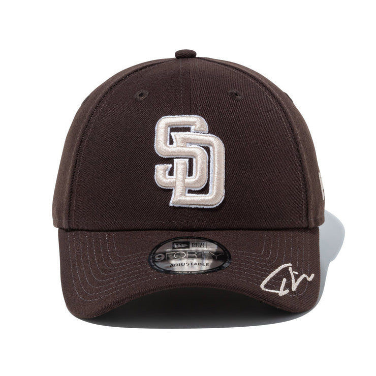 【2026モデル】ニューエラ NEW ERA ダルビッシュ有 サイン刺繍入り サンディエゴ・パドレス キャップ 9FORTY 940 Japan Players Signature メンズ レディース ユニセックス 大人 一般 15372623 MLB メジャーリーグ 野球帽 帽子 スポーツキャップ ベースボールキャップ