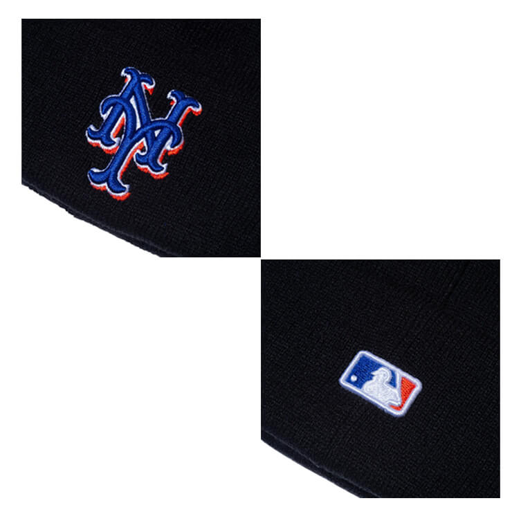ニューエラ NEW ERA MLB ニット帽 ベーシック カフニット ビーニー ベーシック カフニット 大人 一般 メンズ レディース パドレス ヤンキース メッツ ドジャース メジャーリーグ おしゃれ かわいい 帽子 ぼうし