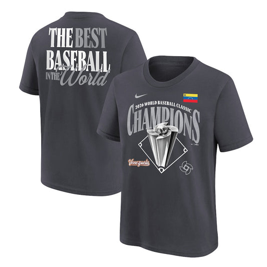 ナイキ 2026 WBC ベネズエラ代表 優勝記念 ロッカールーム Tシャツ 半袖 大人 メンズ ユニセックス N199-06F-WBV-7SR 2026 World Baseball Classic Champions Locker Room T-Shirt グッズ ウエア ウェア 記念グッズ 記念アイテム nike