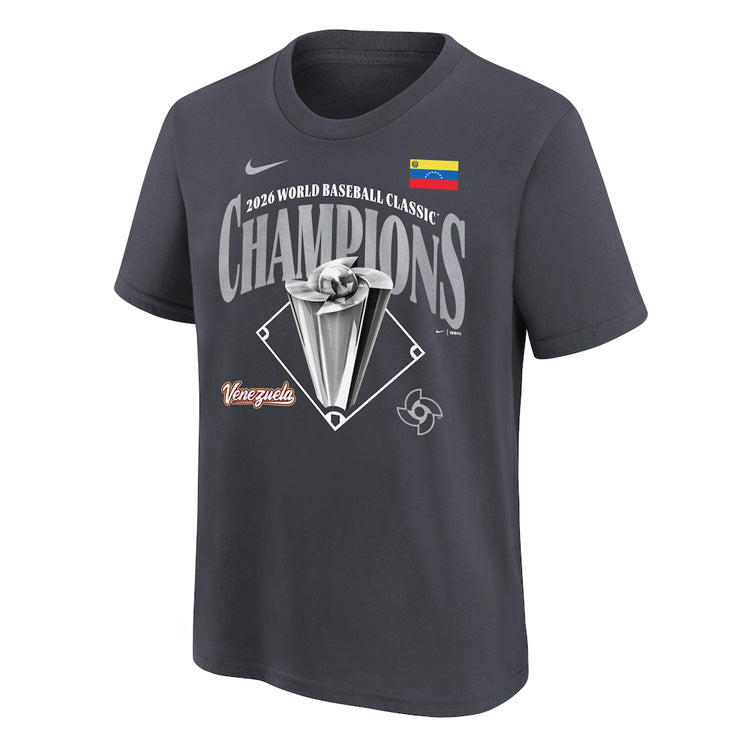 ナイキ 2026 WBC ベネズエラ代表 優勝記念 ロッカールーム Tシャツ 半袖 大人 メンズ ユニセックス N199-06F-WBV-7SR 2026 World Baseball Classic Champions Locker Room T-Shirt グッズ ウエア ウェア 記念グッズ 記念アイテム nike