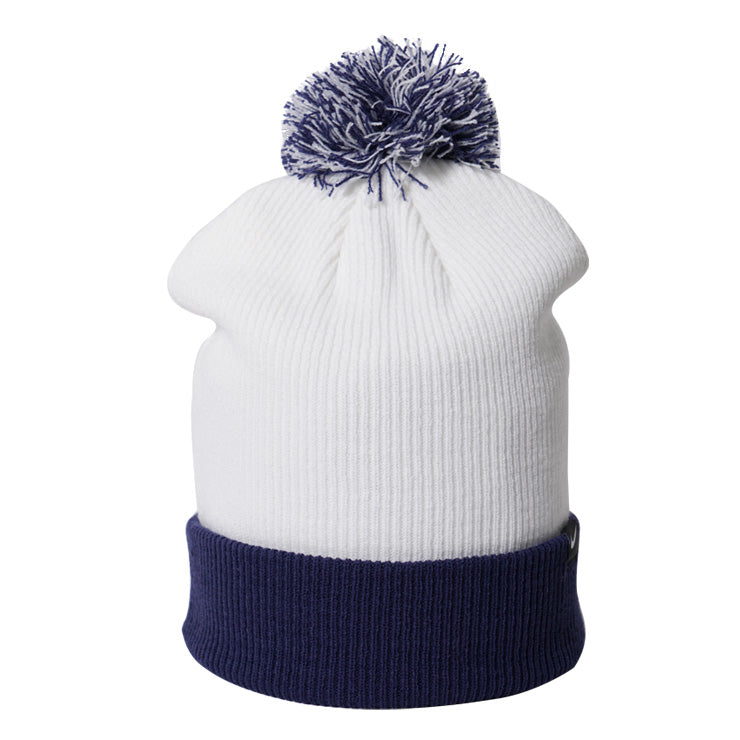 【2026モデル】ナイキ ロサンゼルス・ドジャース ポンポン付き ニット帽 ビーニー ニットキャップ カフニット NIKE PEAK STANDARD CUFF POM BEANIE メンズ レディース ユニセックス NB16-194R-LD-QG5 大人 メジャーリーグ 帽子 ぼうし