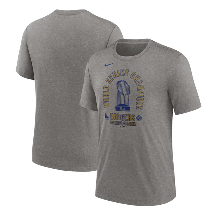 ナイキ ドジャース 2025 ワールドシリーズ 優勝 トロフィー Tシャツ 半袖 大人 メンズ ユニセックス グッズ ウエア ウェア 記念グッズ 記念アイテム nike