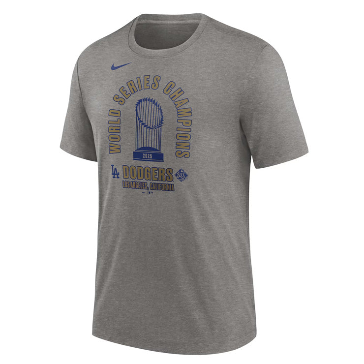 ナイキ ドジャース 2025 ワールドシリーズ 優勝 トロフィー Tシャツ 半袖 大人 メンズ ユニセックス グッズ ウエア ウェア 記念グッズ 記念アイテム nike