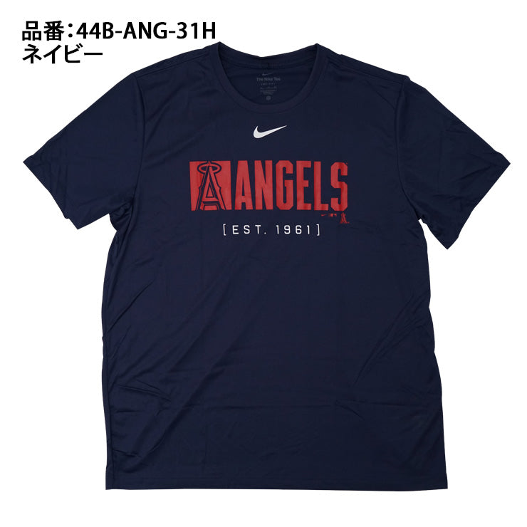 ナイキ ロサンゼルス・エンゼルス 半袖 Tシャツ ノックアウト レジェンド Los Angeles Angels Nike Navy Knockout Legend T-Shirt メンズ NKGK-44B-ANG-31H カジュアル 普段着 スポカジ スポーツウェア トレーニングウェア MLB メジャーリーグ グッズ 公式アイテム nike