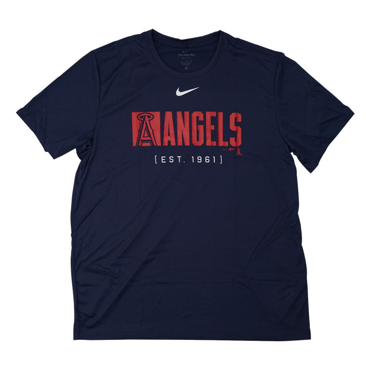 ナイキ ロサンゼルス・エンゼルス 半袖 Tシャツ ノックアウト レジェンド Los Angeles Angels Nike Navy Knockout Legend T-Shirt メンズ NKGK-44B-ANG-31H カジュアル 普段着 スポカジ スポーツウェア トレーニングウェア MLB メジャーリーグ グッズ 公式アイテム nike