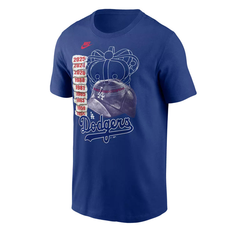 【2026モデル】ナイキ ロサンゼルス・ドジャース 半袖 Tシャツ Los Angeles Dodgers Crown Graphic Cotton T-Shirt メンズ N199-4EW-LAD-0PD カジュアル 普段着 スポカジ スポーツウェア MLB メジャーリーグ 公式アイテム nike