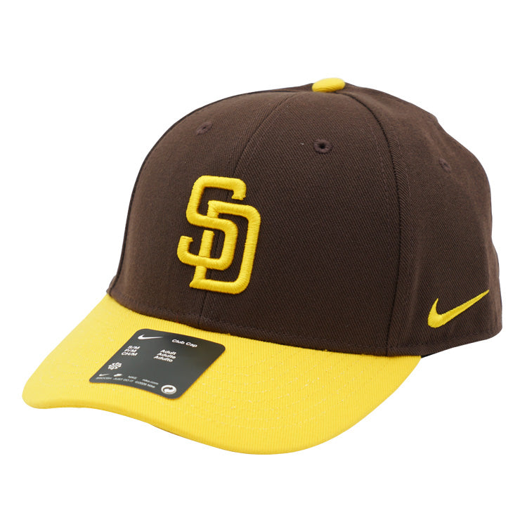 【2026モデル】ナイキ サンディエゴ・パドレス キャップ SD Dri-Fit Club Structured Cap NB11-917Z-PYP-3YB メンズ レディース ユニセックス メジャーリーグ 野球帽 帽子 スポーツキャップ ベースボールキャップ ぼうし nike