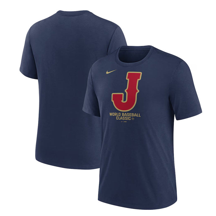 ナイキ 2026 WBC 日本代表 トライブレンド Tシャツ 半袖 ネイビー 大人