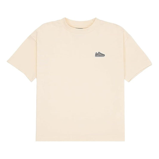 全2色 2025モデル ニューバランス ジュニア用 半袖 Tシャツ シューパッチ ショートスリーブシャツ 子供服 ABT55568 こども キッズ Jr 子ども スポーツウェア 半袖シャツ new balance