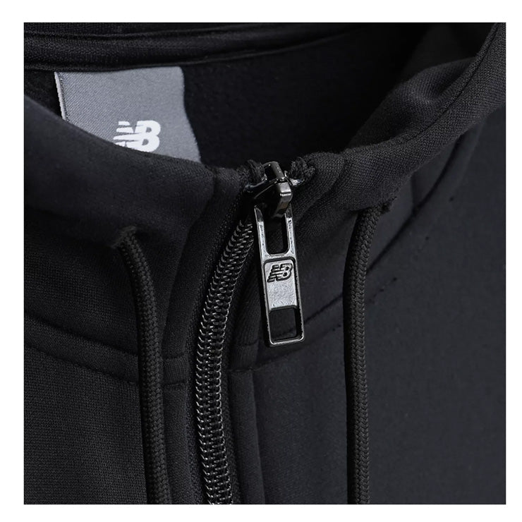 全2色 2025モデル ニューバランス フーディージャケット パーカー ダブルニット 裏起毛 メンズ レディース ユニセックス AMJ53174 ジャージ 上 スポーツウェア トレーニングウェア ランニング ジョギング ウォーミングアップ newbalance