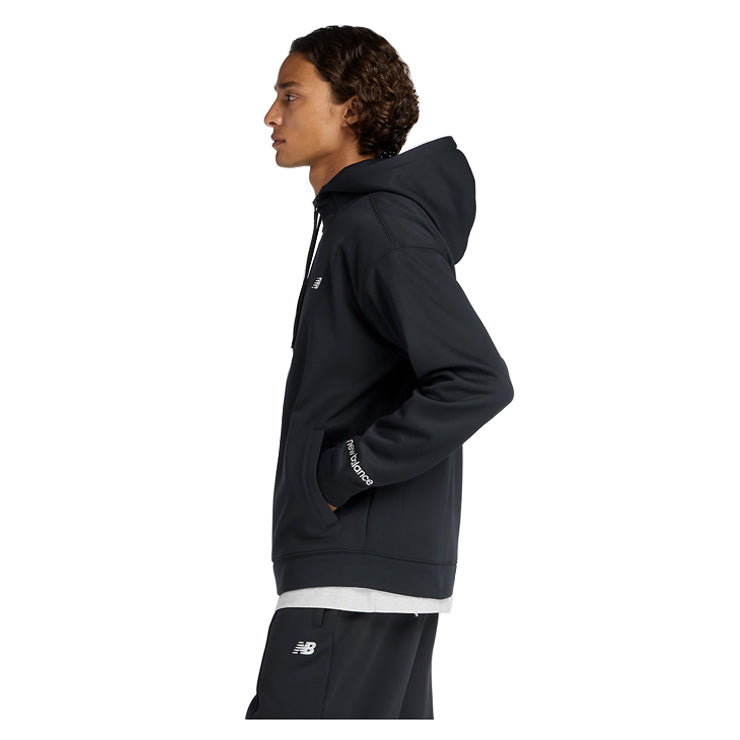 全2色 2025モデル ニューバランス フーディージャケット パーカー ダブルニット 裏起毛 メンズ レディース ユニセックス AMJ53174 ジャージ 上 スポーツウェア トレーニングウェア ランニング ジョギング ウォーミングアップ newbalance