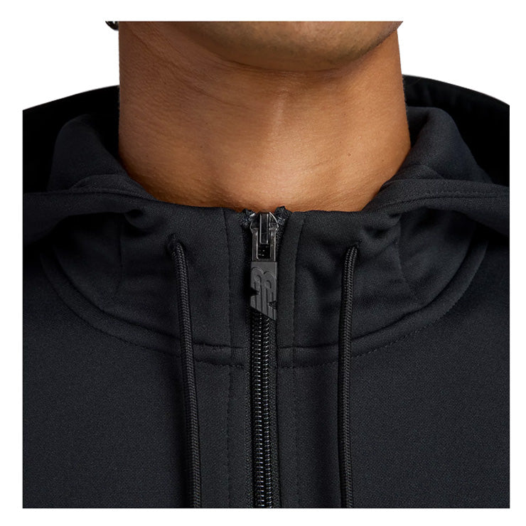 全2色 2025モデル ニューバランス フーディージャケット パーカー ダブルニット 裏起毛 メンズ レディース ユニセックス AMJ53174 ジャージ 上 スポーツウェア トレーニングウェア ランニング ジョギング ウォーミングアップ newbalance