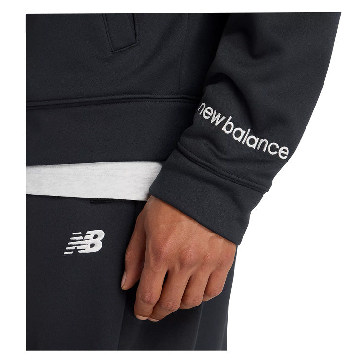 全2色 2025モデル ニューバランス フーディージャケット パーカー ダブルニット 裏起毛 メンズ レディース ユニセックス AMJ53174 ジャージ 上 スポーツウェア トレーニングウェア ランニング ジョギング ウォーミングアップ newbalance