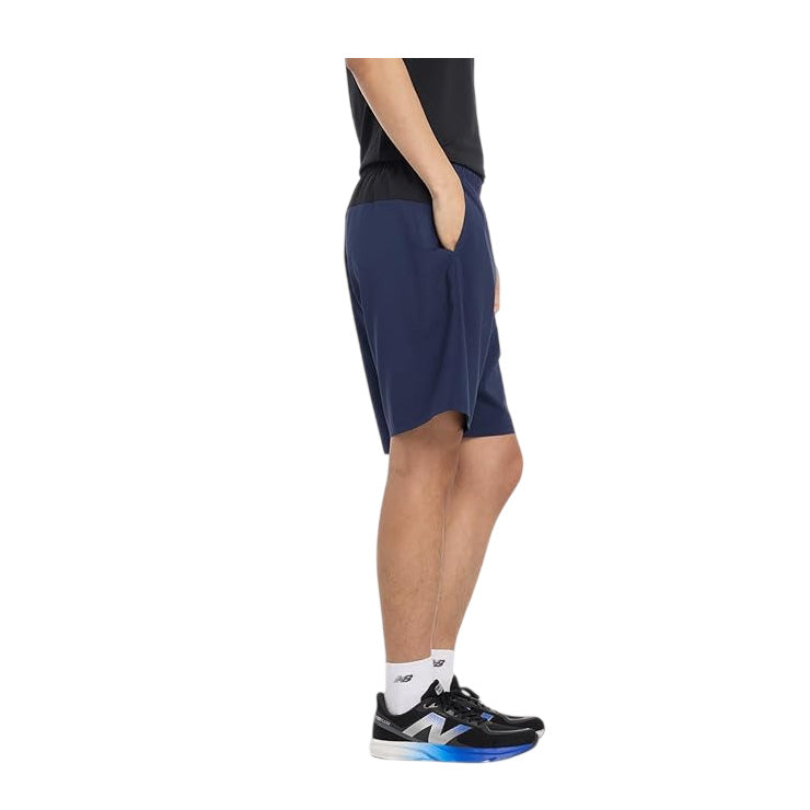 【2026モデル】全2色 ニューバランス ハーフパンツ ショートパンツ スポーツカラーブロックショートパンツ 9インチ メンズ ユニセックス AMS53413 半ズボン スポーツウェア トレーニングウェア 大人 一般 ジム newbalance