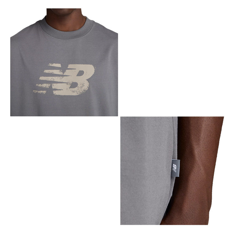 全3色 2025モデル ニューバランス 半袖 Tシャツ ショートスリーブTシャツ メンズ ユニセックス AMT53171 スポーツウェア 大人 一般 半袖シャツ new balance