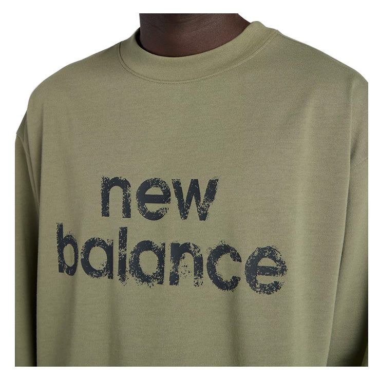 全3色 2025モデル ニューバランス 長袖 Tシャツ ロングスリーブTシャツ メンズ ユニセックス AMT53172 スポーツウェア 大人 一般 半袖シャツ new balance