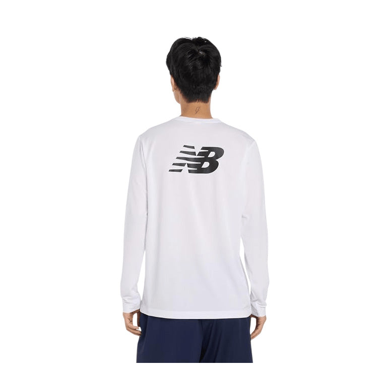全3色 ニューバランス 長袖 Tシャツ ロングスリーブTシャツ Sport Logo Long Sleeve メンズ ユニセックス AMT53405 スポーツウェア トレーニングウェア 大人 一般 new balance