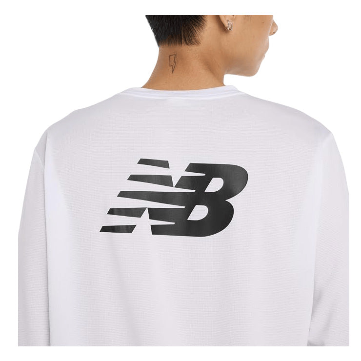 全3色 ニューバランス 長袖 Tシャツ ロングスリーブTシャツ Sport Logo Long Sleeve メンズ ユニセックス AMT53405 スポーツウェア トレーニングウェア 大人 一般 new balance
