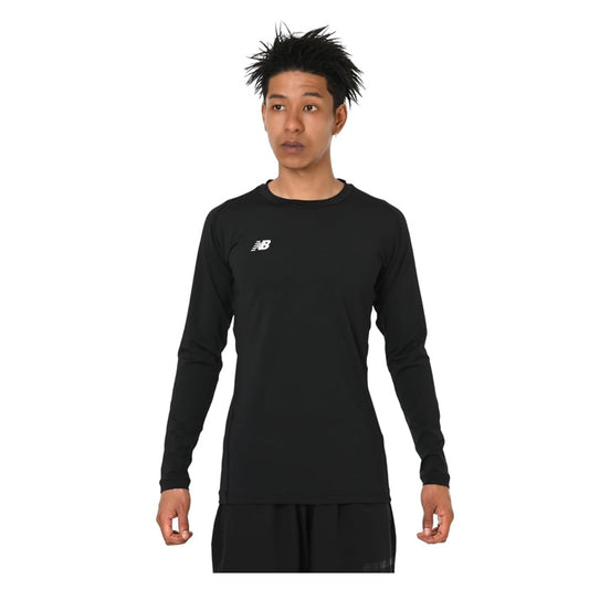 全2色 2025モデル ニューバランス インナーシャツ アンダーシャツ 丸首 長袖 AMT55288 ストレッチクルー ロングスリーブ トップス 野球 サッカー フットサル アンダーウェア スポーツウェア トレーニングウェア ランニング ジム new balance