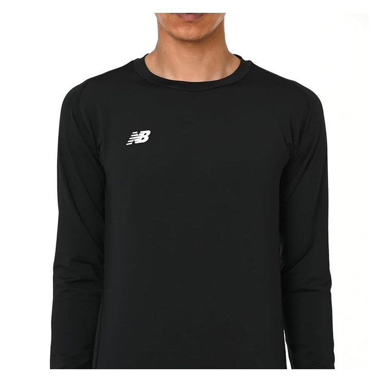 全2色 2025モデル ニューバランス インナーシャツ アンダーシャツ 丸首 長袖 AMT55288 ストレッチクルー ロングスリーブ トップス 野球 サッカー フットサル アンダーウェア スポーツウェア トレーニングウェア ランニング ジム new balance