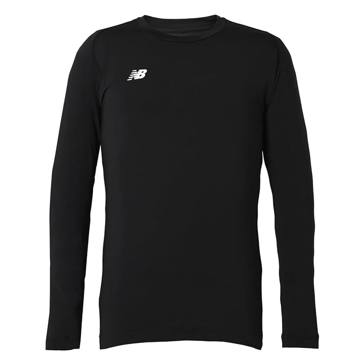 全2色 2025モデル ニューバランス インナーシャツ アンダーシャツ 丸首 長袖 AMT55288 ストレッチクルー ロングスリーブ トップス 野球 サッカー フットサル アンダーウェア スポーツウェア トレーニングウェア ランニング ジム new balance