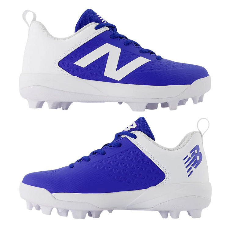 【2026モデル】ニューバランス 野球 ジュニア用 ポイントスパイク 4040 v8 19.0cm～24.0cm ブルー×ホワイト 少年野球 J4040TB8 カラー クリーツ スタッドスパイク 紐 小学生 こども 子ども キッズ jr 子供 学童野球 リトルリーグ ソフトボール newbalance