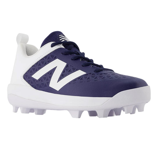 【2026モデル】ニューバランス 野球 ジュニア用 ポイントスパイク 4040 v8 19.0cm～24.0cm ネイビー×ホワイト 少年野球 J4040TN8 カラー クリーツ スタッドスパイク 紐 小学生 こども 子ども キッズ jr 子供 学童野球 リトルリーグ ソフトボール newbalance
