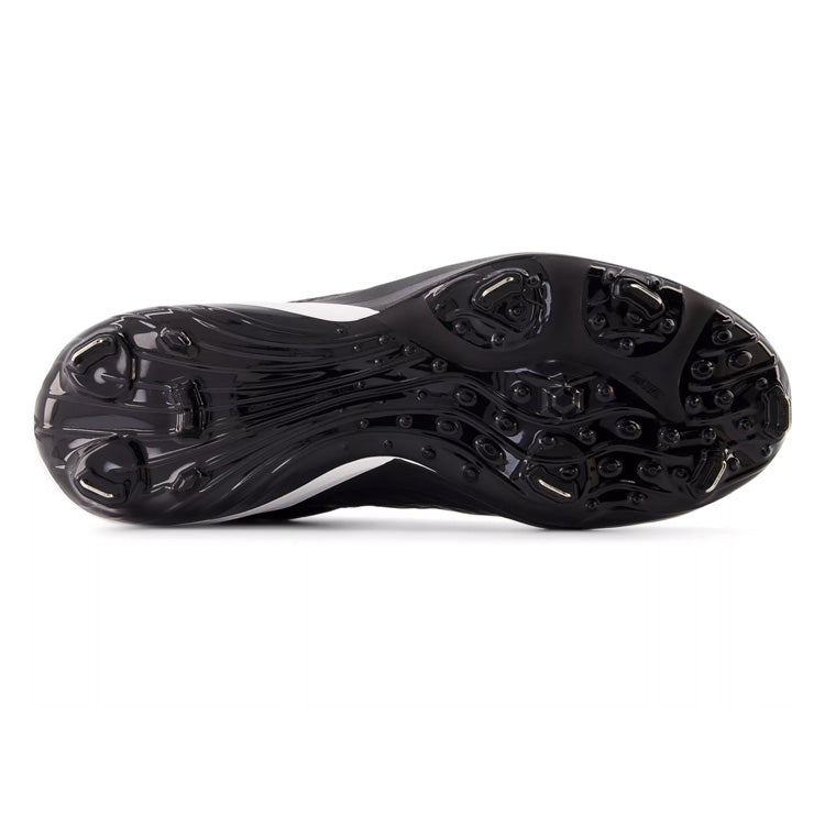 【2025秋冬モデル】ニューバランス 野球 スパイク Fuel Cell 4040 v8 金具スパイク 紐＋ベルト 2E 26.0～30.0 ブラック×ホワイト L4040BK8 フューエルセル カラー 金属スパイク 大人 一般 大学野球 社会人野球 草野球 newbalance