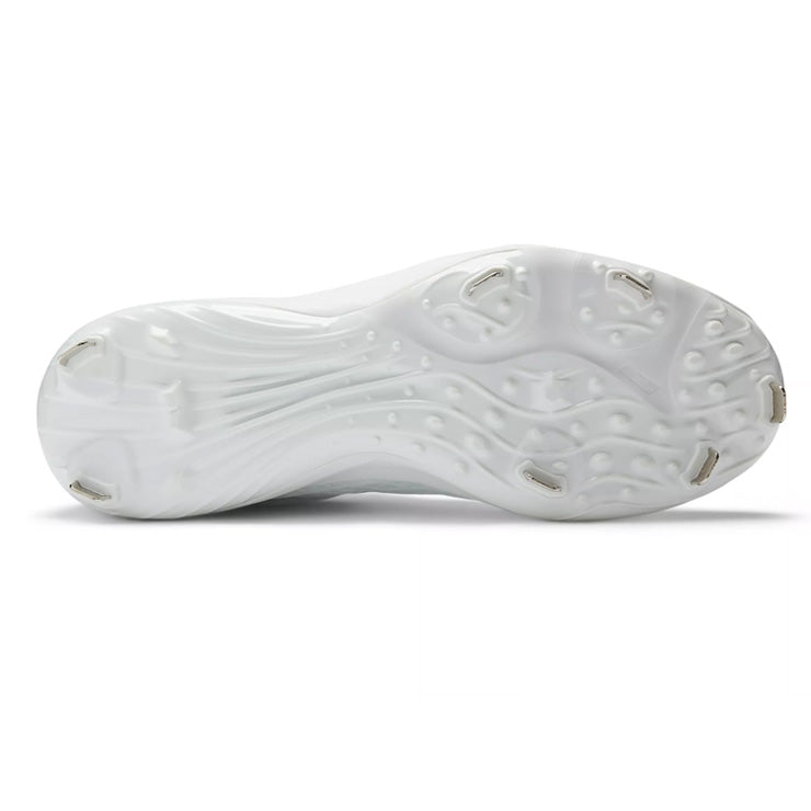 【2025秋冬モデル】ニューバランス 野球 スパイク Fuel Cell 4040 v8 金具スパイク 紐＋ベルト 2E 26.0～30.0 ホワイト×ブラック L4040TW8 フューエルセル カラー 金属スパイク 大人 一般 大学野球 社会人野球 草野球 newbalance