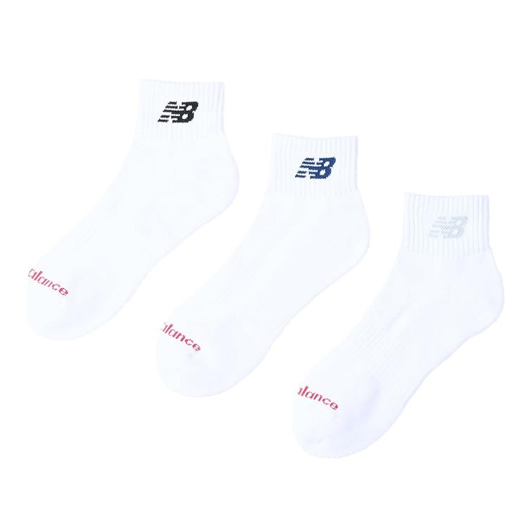 全5色 ニューバランス 3足入り ショートソックス ミッドレングス3Pソックス 大人 ジュニア メンズ ユニセックス LAS55637 アンクルソックス スポーツソックス 足首丈 靴下 一般 子供 野球 バスケ テニス バトミントン フットサル ランニング トレーニング new balance