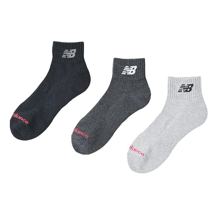 全5色 ニューバランス 3足入り ショートソックス ミッドレングス3Pソックス 大人 ジュニア メンズ ユニセックス LAS55637 アンクルソックス スポーツソックス 足首丈 靴下 一般 子供 野球 バスケ テニス バトミントン フットサル ランニング トレーニング new balance