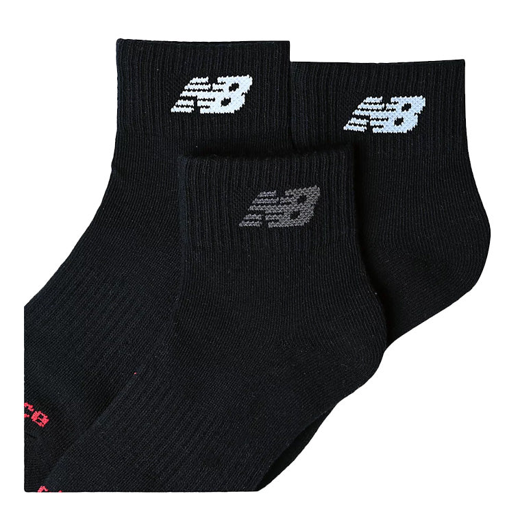 全2色 ニューバランス 3足入り ジュニア用 ショートソックス 3Pソックス LAS55637 こども キッズ Jr 子ども 小学生 アンクルソックス スポーツソックス 足首丈 靴下 一般 野球 バスケ テニス バトミントン フットサル ランニング トレーニング new balance