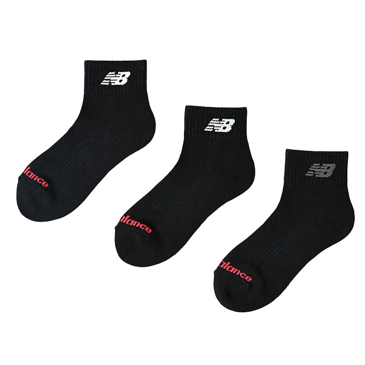 全2色 ニューバランス 3足入り ジュニア用 ショートソックス 3Pソックス LAS55637 こども キッズ Jr 子ども 小学生 アンクルソックス スポーツソックス 足首丈 靴下 一般 野球 バスケ テニス バトミントン フットサル ランニング トレーニング new balance