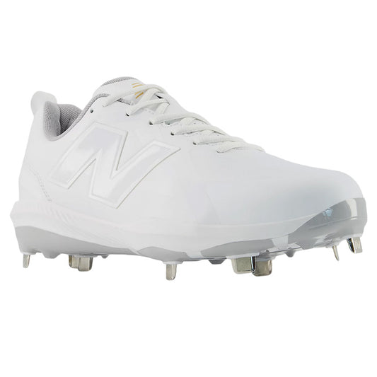 【縫いP可能 2026モデル】ニューバランス 野球 白スパイク 高校野球対応 1000 V1 Metal 金具スパイク 2E 24.0～30.0 M10004ET2E フューエルセル FuelCell 紐 金属スパイク 大人 一般 高校生 中学生 ホワイトスパイク 白 newbalance