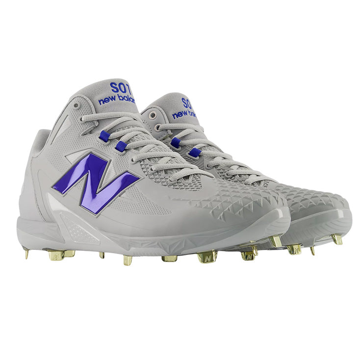 ニューバランス 野球 大谷翔平モデル スパイク FuelCell Ohtani 1 Metal 2E 26.0～30.0 グレー×ロイヤル MSHOTA1 Shohei Ohtani Signature Collection 大谷 シグネチャーコレクション 金具スパイク メンズ 大人 一般 金属スパイク 紐 newbalance