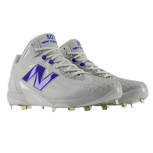 ニューバランス 野球 大谷翔平モデル スパイク FuelCell Ohtani 1 Metal 2E 26.0～30.0 グレー×ロイヤル MSHOTA1 Shohei Ohtani Signature Collection 大谷 シグネチャーコレクション 金具スパイク メンズ 大人 一般 金属スパイク 紐 newbalance